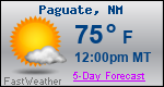 Weather Forecast for Paguate, NM