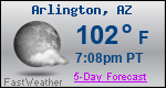 Weather Forecast for Arlington, AZ