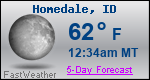 Weather Forecast for Homedale, ID