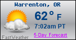 Weather Forecast for Warrenton, OR