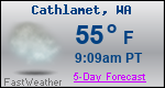 Weather Forecast for Cathlamet, WA