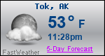 Weather Forecast for Tok, AK