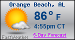 Weather Forecast for Orange Beach, AL