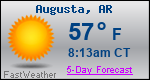 Weather Forecast for Augusta, AR