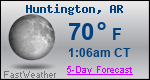 Weather Forecast for Huntington, AR
