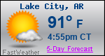 Weather Forecast for Lake City, AR