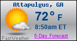 Weather Forecast for Attapulgus, GA