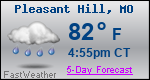 Weather Forecast for Pleasant Hill, MO