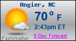 Weather Forecast for Angier, NC