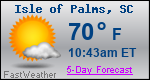 Weather Forecast for Isle of Palms, SC