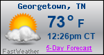 Weather Forecast for Georgetown, TN