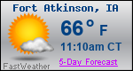 Weather Forecast for Fort Atkinson, IA