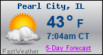 Weather Forecast for Pearl City, IL