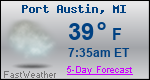 Weather Forecast for Port Austin, MI