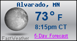 Weather Forecast for Alvarado, MN