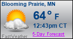 Weather Forecast for Blooming Prairie, MN