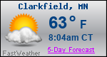 Weather Forecast for Clarkfield, MN