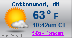 Weather Forecast for Cottonwood, MN