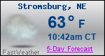 Weather Forecast for Stromsburg, NE