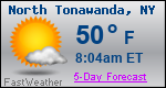 Weather Forecast for North Tonawanda, NY