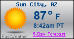 Weather Forecast for Sun City, AZ