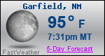Weather Forecast for Garfield, NM