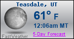 Weather Forecast for Teasdale, UT