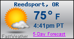 Weather Forecast for Reedsport, OR