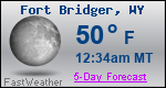 Weather Forecast for Fort Bridger, WY