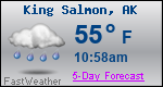 Weather Forecast for King Salmon, AK