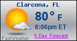 Weather Forecast for Clarcona, FL