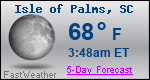 Weather Forecast for Isle of Palms, SC