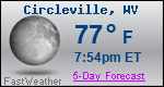 Weather Forecast for Circleville, WV
