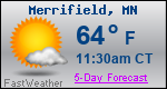 Weather Forecast for Merrifield, MN