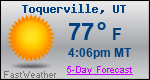 Weather Forecast for Toquerville, UT