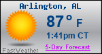 Weather Forecast for Arlington, AL