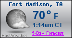 Weather Forecast for Fort Madison, IA