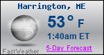 Weather Forecast for Harrington, ME