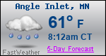 Weather Forecast for Angle Inlet, MN