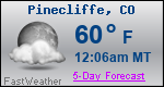 Weather Forecast for Pinecliffe, CO
