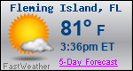 Weather Forecast for Fleming Island, FL