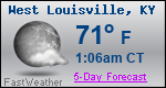 Weather Forecast for West Louisville, KY