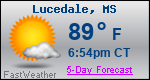 Weather Forecast for Lucedale, MS