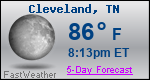 Weather Forecast for Cleveland, TN