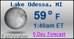 Weather Forecast for Lake Odessa, MI