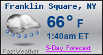 Weather Forecast for Franklin Square, NY
