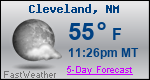 Weather Forecast for Cleveland, NM