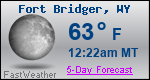 Weather Forecast for Fort Bridger, WY