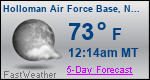 Weather Forecast for Holloman Air Force Base, NM