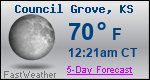 Weather Forecast for Council Grove, KS